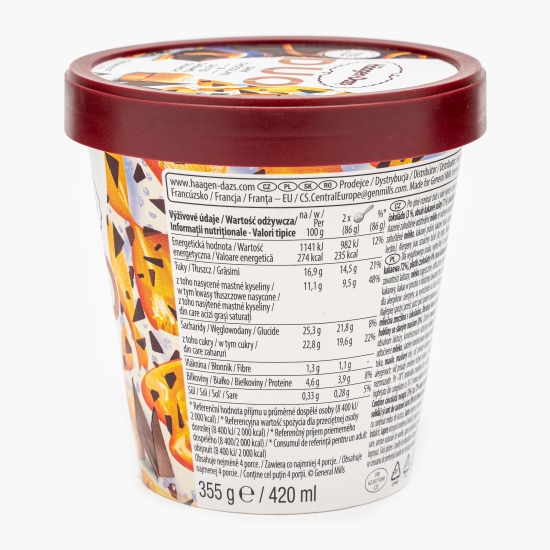 Înghețată duo de caramel sărat și ciocolată neagră 3420ml