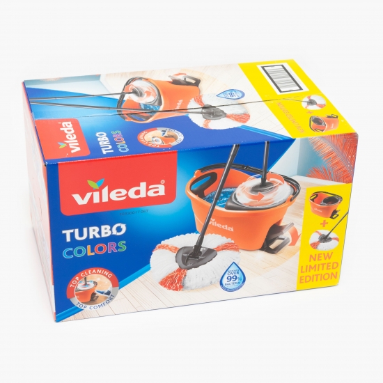 Set de curățenie easy wring turbo corai roșu