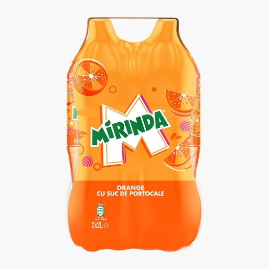 Băutură răcoritoare carbogazoasă cu suc de portocale 2x2l 