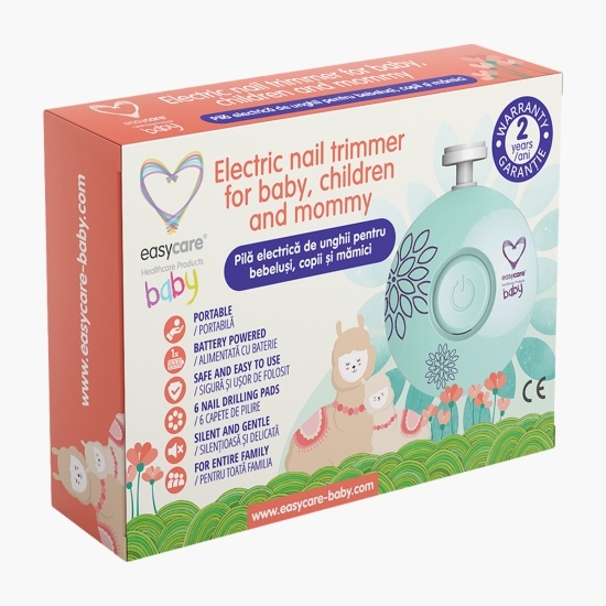 Pilă electrică de unghii, pentru bebeluși, copii și mămici