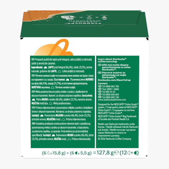 Caramel Macchiato, 6 băuturi, 127.8g, capsule cafea