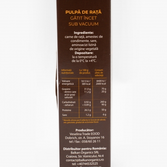 Pulpă de rață Sous Vide 340g