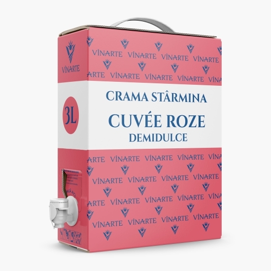 Vin rose demidulce, 12.5%, bag in box 3l