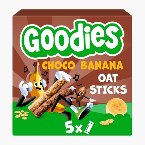 Batoane duo din ovăz integral cu cacao și banană, +3 ani, 5x23g