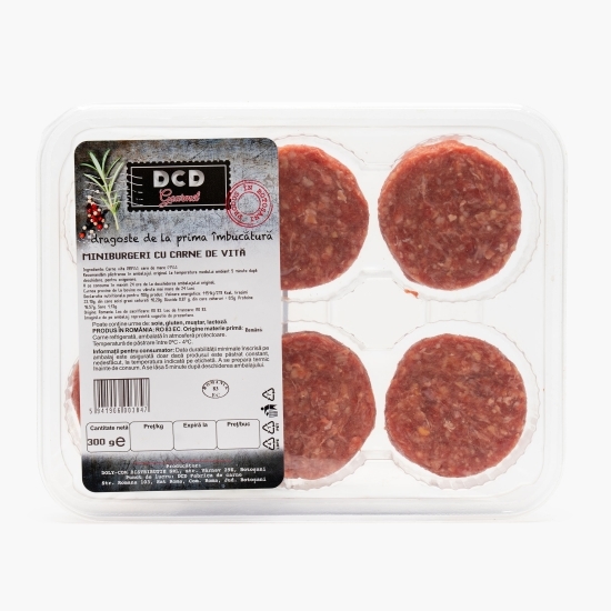 Miniburgeri din carne de vită 300g