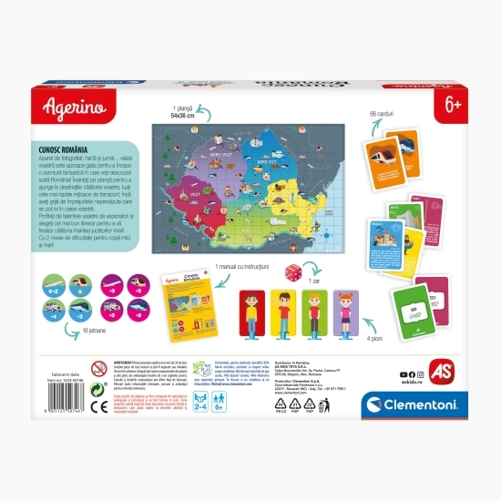 Joc educativ Cunosc România, +6 ani