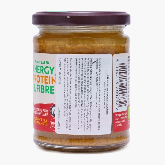 Cremă tartinabilă de arahide crocante organică 280g