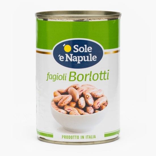 Fasole Borlotti fiartă 400g