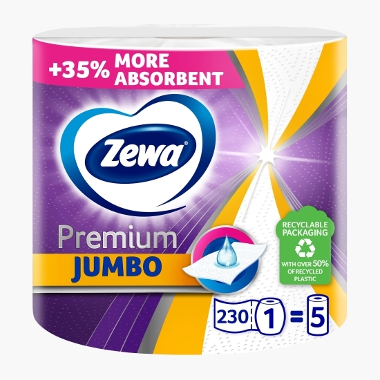 Prosoape de hârtie Jumbo Expert Premium, 3 straturi, 1 rolă, 230 foi