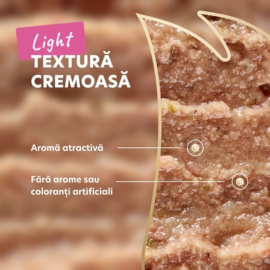 Recompense cremoase pentru pisici, cu miel, orez brun și dovlecel, 4x15g