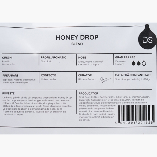 Honey Drop Blend 1kg cafea de specialitate boabe