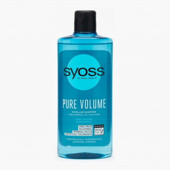 Șampon micelar Pure Volume pentru păr subțire 440ml