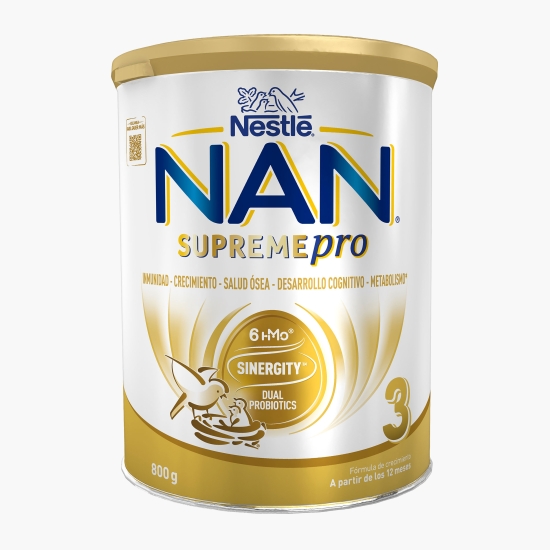 Formulă de lapte praf Supreme Pro 3, 1-2 ani, 800g