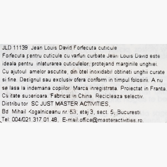 Forfecuță pentru cuticule