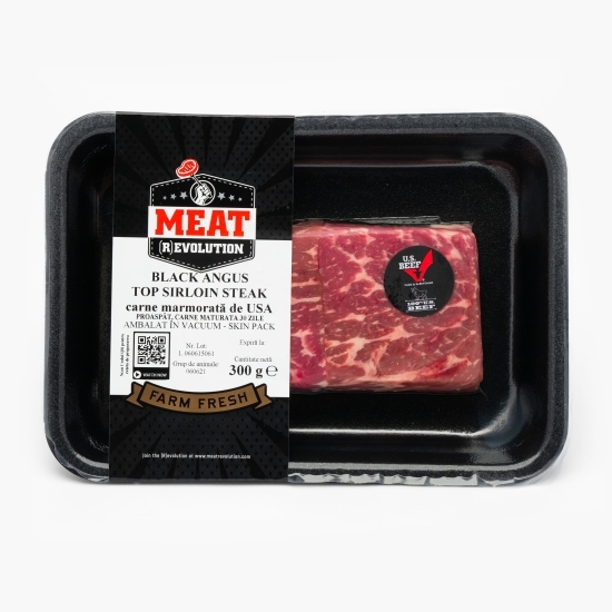 Top Sirloin steak de Black Angus din SUA, maturat 30 zile 300g