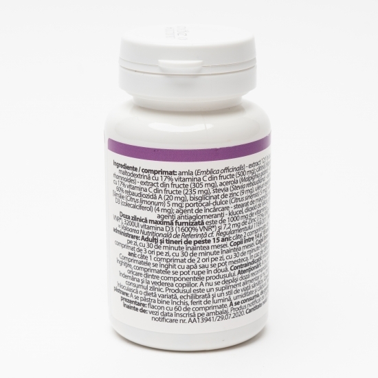 Vitamina C1000 cu zinc și D3, 60 comprimante