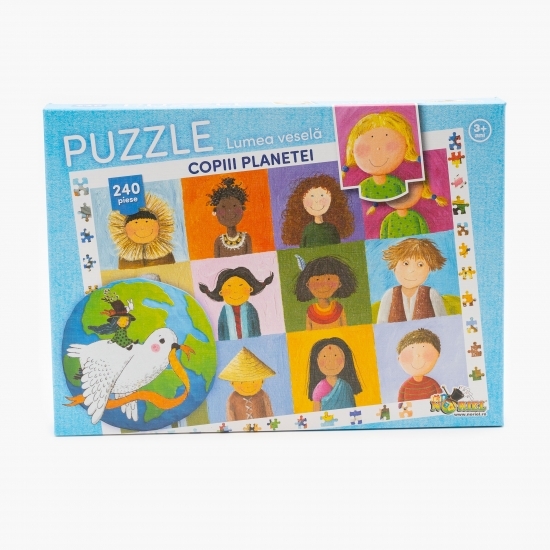 Puzzle - Copiii planetei (240 piese) 3+ ani
