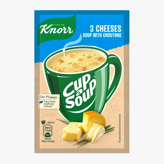 Supă instant cu brânză și crutoane, Cup a Soup 17g