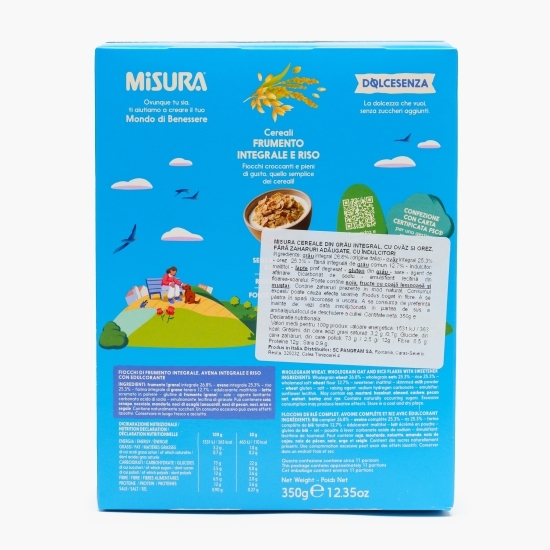 Cereale integrale fără zaharuri adăugate 350g