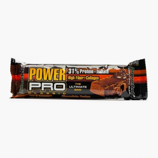 Baton energizant Power Pro 31% proteină cu cremă de ciocolată 80g