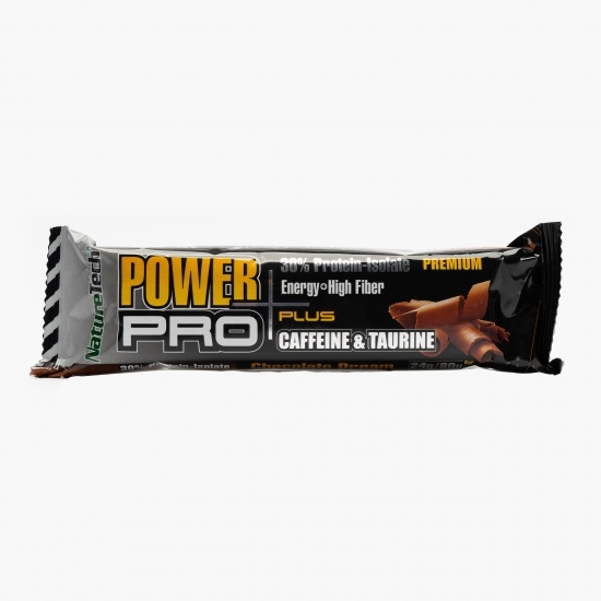 Baton energizant Power Pro 31% proteină, cafeină, taurină și cremă de ciocolată 80g
