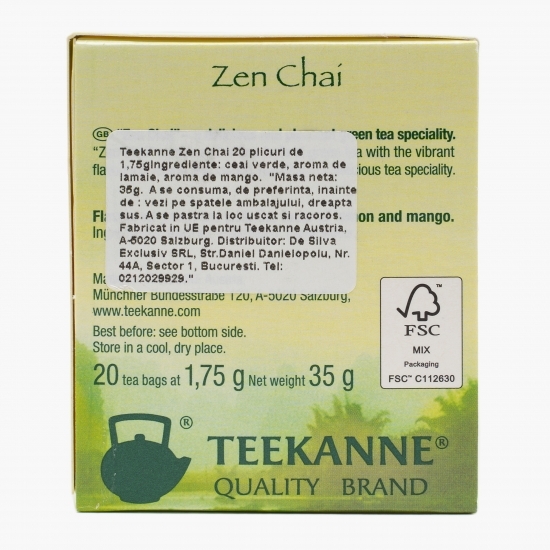 Ceai verde Zen Chai 20 plicuri