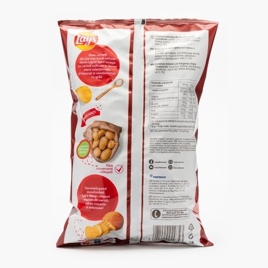 Chipsuri ondulate din cartofi cu sare, Wavy 200g