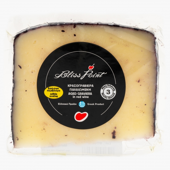 Brânză Graviera maturată cu vin 125g