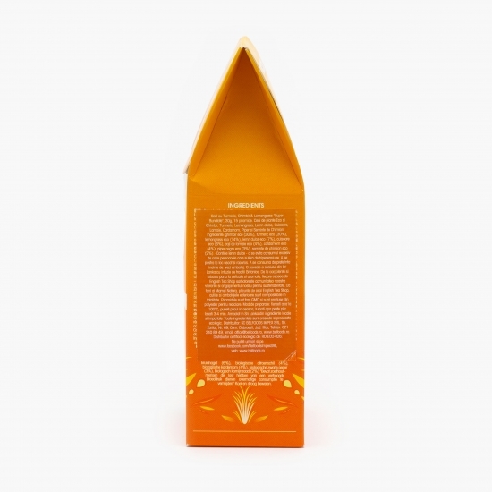 Ceai eco turmeric, ghimbir și lemongrass 35g