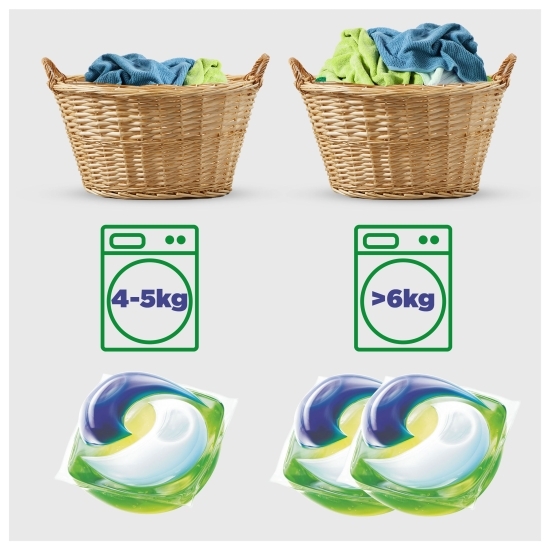 Detergent de rufe capsule All in One Pods Color, 58 spălări