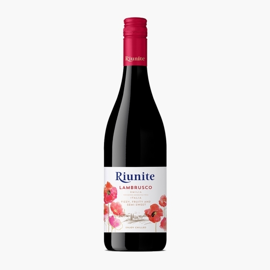Vin roșu demidulce Lambrusco Emilia, 8%, 0.75l