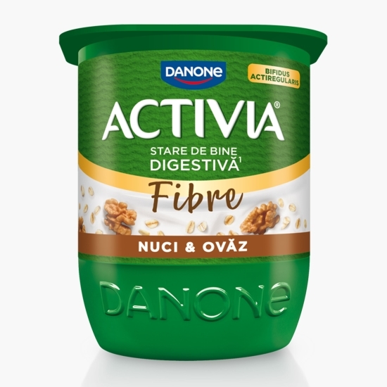 Iaurt cu ovăz integral și nuci 125g