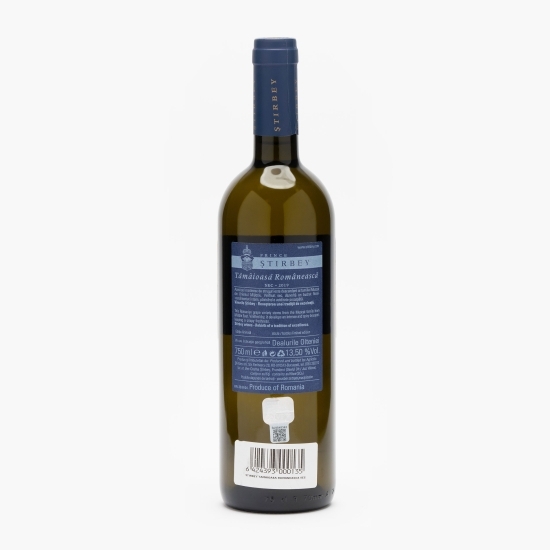 Vin alb sec Tămâioasă Românească, 13.5%, 0.75l