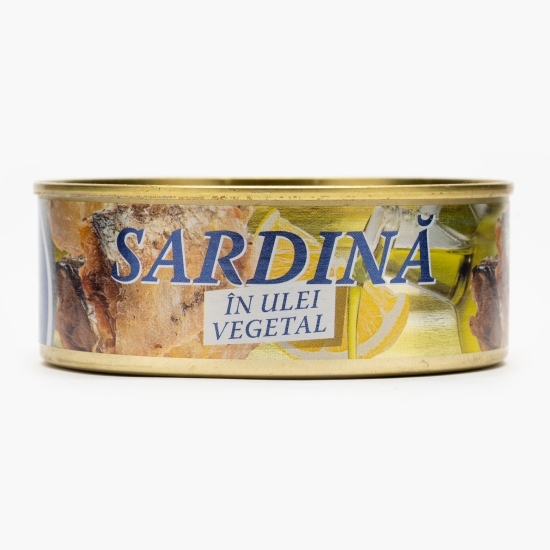 Sardine în ulei vegetal 240g