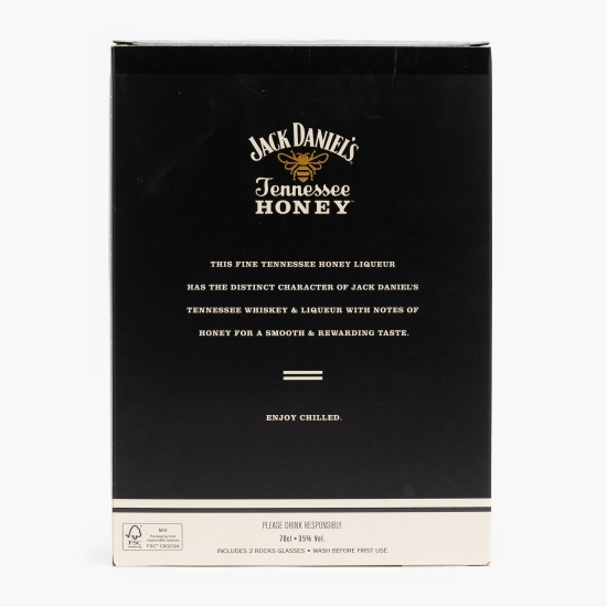 Tennessee Honey Whiskey 35% alc., 0.7l + 2 pahare