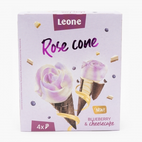 Înghețată Rose cone afine și cheesecake 4x75g
