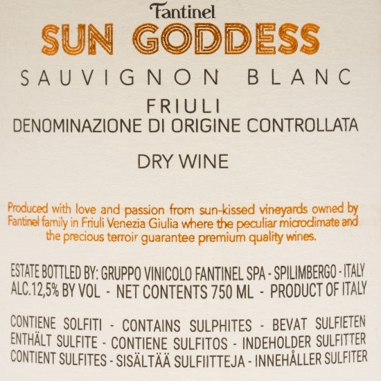 Vin alb sec Sun Goddess Sauvignon Blanc, 12.5%, 0.75l