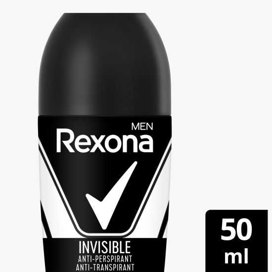 Antiperspirant roll-on pentru bărbați Invisible On Black & White Clothes 50ml