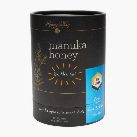 Pliculețe miere Manuka UMF 5+, 30x15g