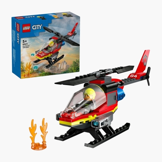 Elicopter de pompieri, 60411 City, 85 piese, +5 ani