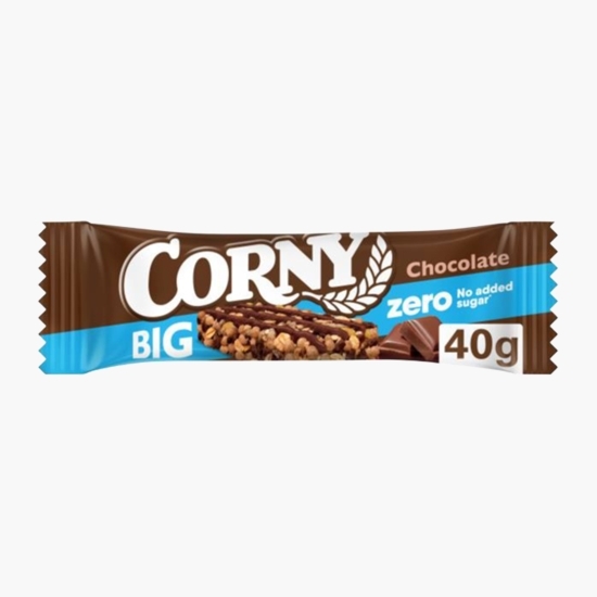 Baton cereale cu ciocolată, fără zahăr, Big Zero 40g