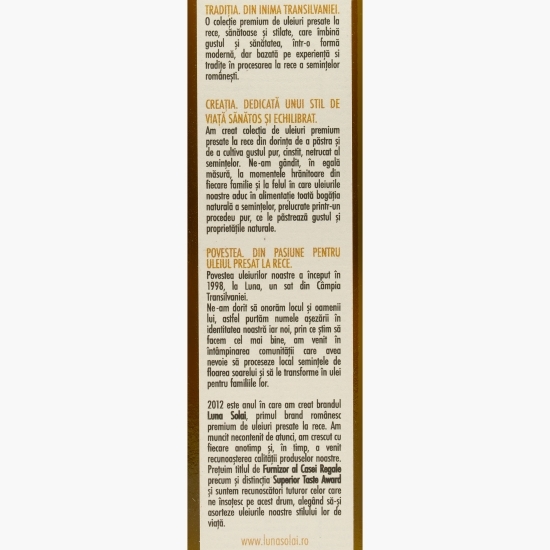 Ulei de rapiță presat la rece 250ml