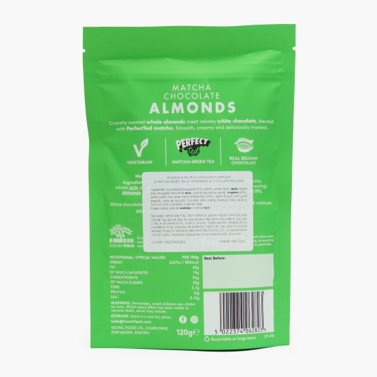 Migdale învelite în ciocolată cu matcha 120g
