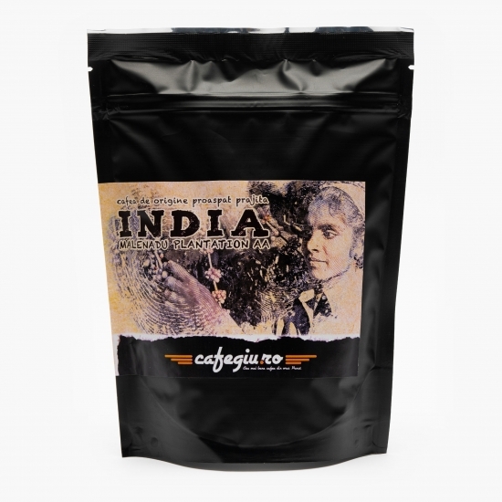 Cafea boabe proaspăt prăjită India 250g