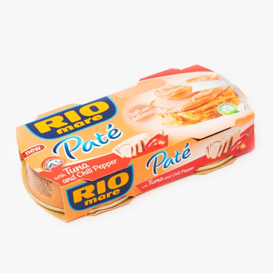 Pate de ton și ardei roșii 2x84g