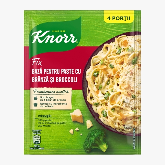 Fix bază pentru paste cu brânză și broccoli 39g