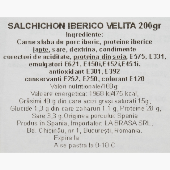 Salam Salchichon de porc iberic 200g