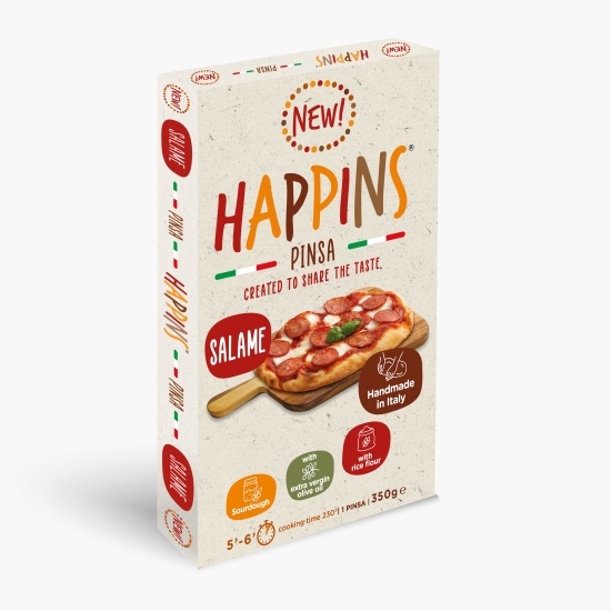 Pinsa Gourmet Margherita cu salam 350g