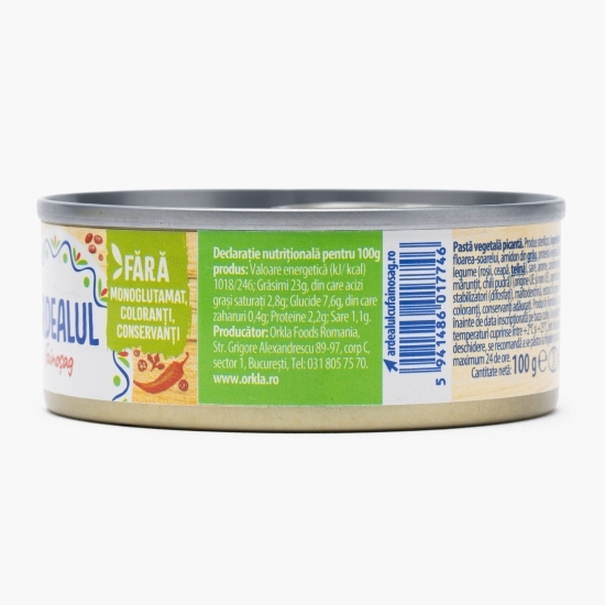 Pastă vegetală picantă 100g
