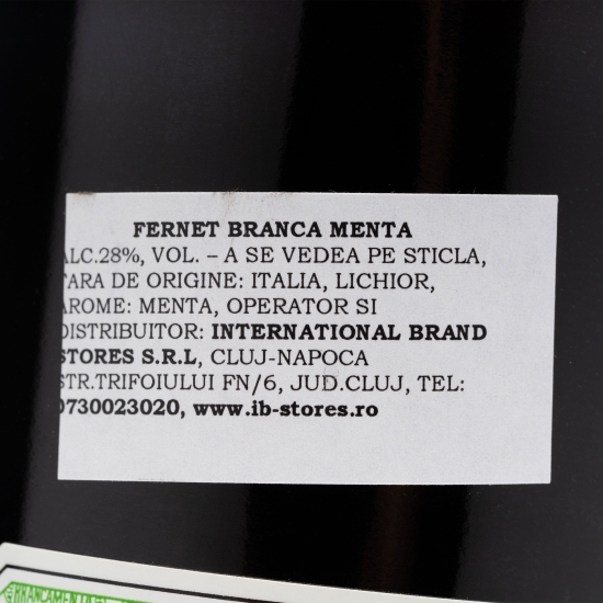 Lichior Fernet mentă 28% alc. 0.7l